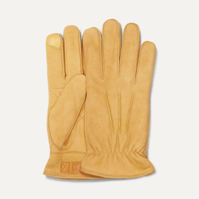 3-punts leren handschoen