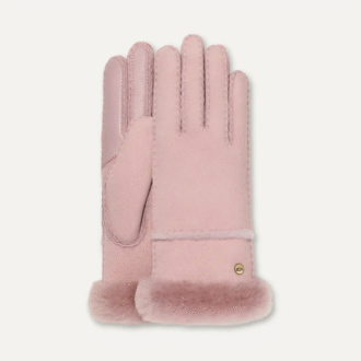Handschoen met schapenvachtnaad