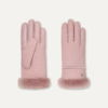 Handschoen met schapenvachtnaad