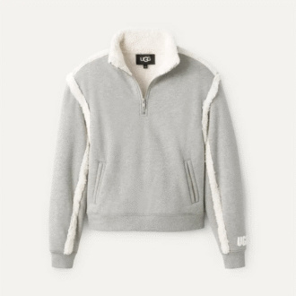 Lydi Bonded Fleece Halve Rits