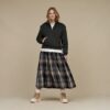 Lydi Bonded Fleece Halve Rits