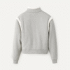 Lydi Bonded Fleece Halve Rits