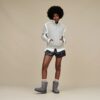 Lydi Bonded Fleece Halve Rits