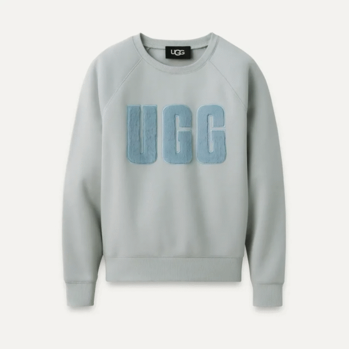 Madeline Fuzzy Logo ronde hals