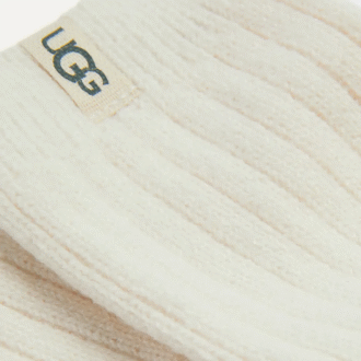Ribgebreide slouchy crew sok