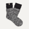 Ribgebreide slouchy kwart